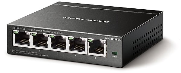 Switch Mercusys MS105GS-M2, 5-Port 2.5G desktop switch ...