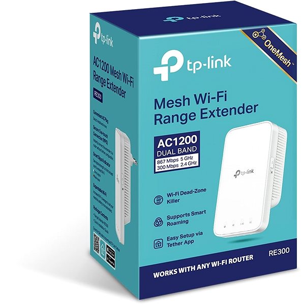 WiFi Booster TP-LINK RE300 Packaging/box