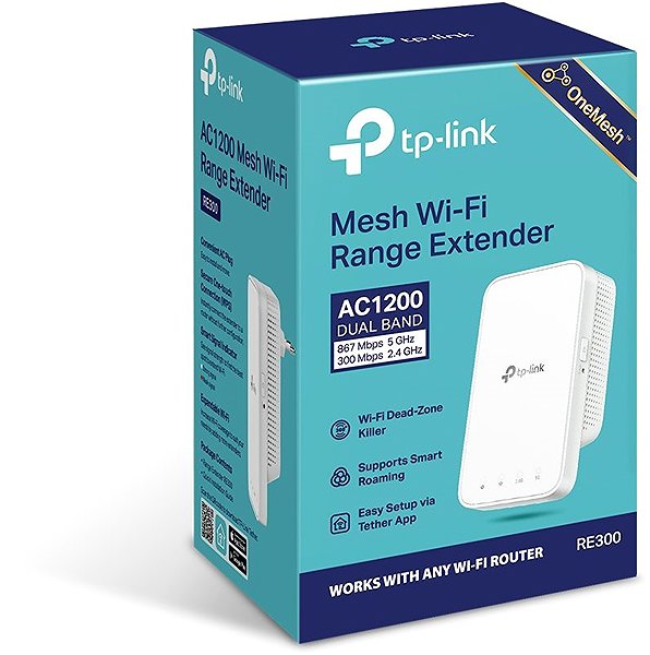 WiFi Booster TP-LINK RE300 Packaging/box