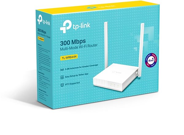 WLAN Router TP-LINK TL-WR844N Verpackung/Box