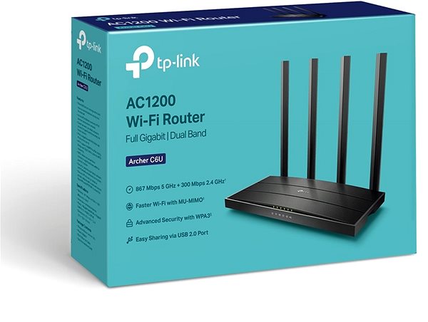 WiFi Router TP-LINK Archer C6U Packaging/box