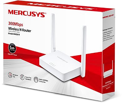 WiFi Router Mercusys MW301R Packaging/box