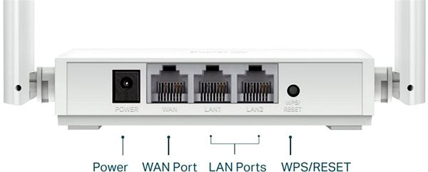 WiFi router TP-LINK TL-WR820N Hátoldal