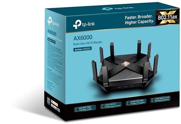 WiFi Router TP-LINK Archer AX6000 Packaging/box