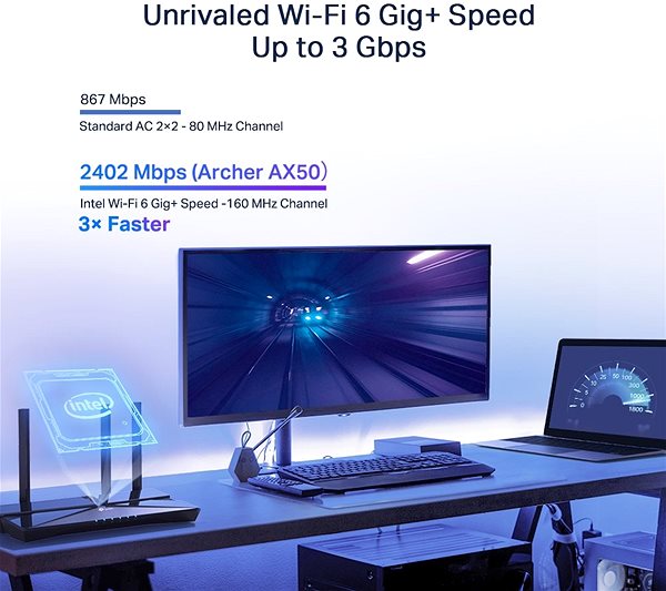 WiFi router TP-Link Archer AX50 Jellemzők/technológia