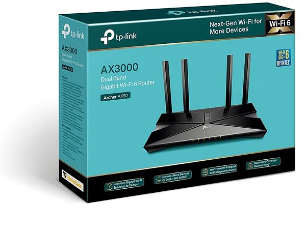 WiFi router TP-Link Archer AX50 Csomagolás/doboz