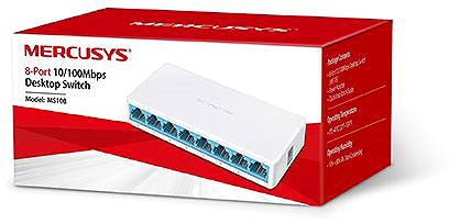 Switch Mercusys MS108 Packaging/box