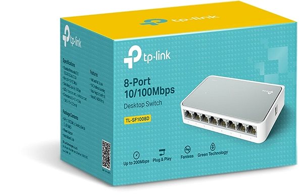 Switch TP-LINK TL-SF1008D Verpackung/Box