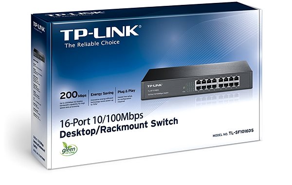 Switch TP-LINK TL-SF1016DS Packaging/box