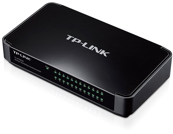 Switch TP-LINK TL-SF1024M Seitlicher Anblick