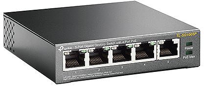 Switch TP-LINK TL-SG1005P Connectivity (ports)