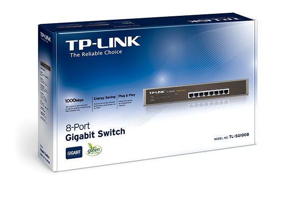 Switch TP-LINK TL-SG1008 Verpackung/Box