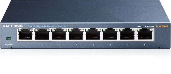 Switch TP-LINK TL-SG108 Anschlussmöglichkeiten (Ports)