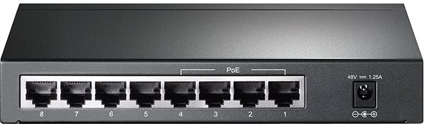 Switch TP-LINK TL-SG1008P Anschlussmöglichkeiten (Ports)