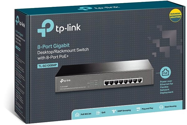 Switch TP-LINK TL-SG1008MP Packaging/box