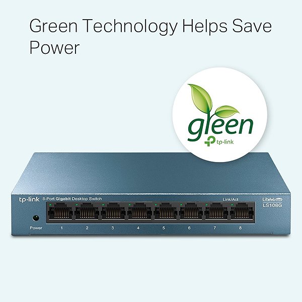 Switch TP-Link LiteWave LS108G Connectivity (ports)