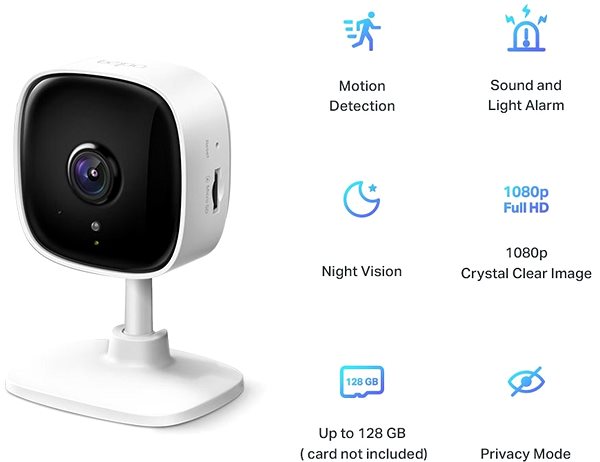 IP Camera TP-LINK Tapo C100 Home Security Wi-Fi Camera 1080P Features/technology