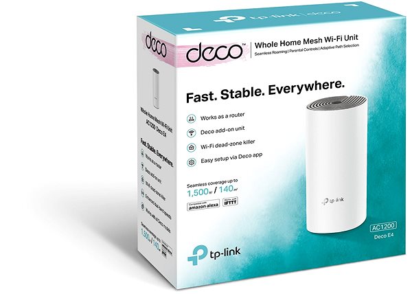 WiFi System TP-Link Deco E4 (1-pack) Packaging/box