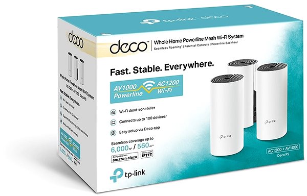 WiFi System TP-Link Deco P9 (3-pack) Packaging/box