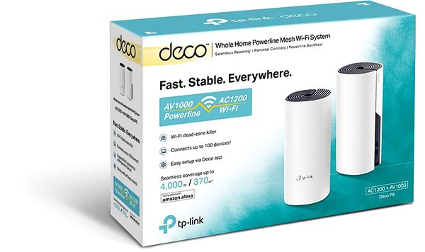 WiFi System TP-Link Deco P9 (2-pack) Packaging/box