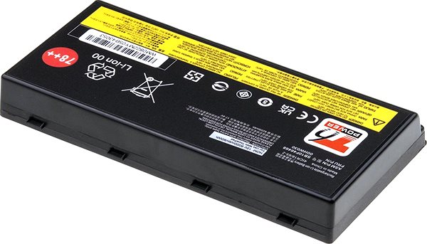 Laptop akkumulátor T6 Power Lenovo ThinkPad P71 kompatibilis, Li-Ion, 5600 mAh (84 Wh), 15 V ...