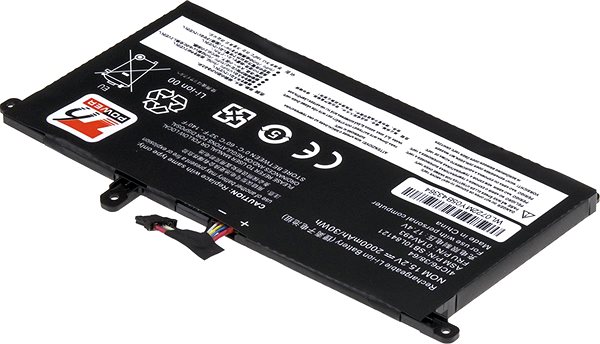 Batéria do notebooku T6 Power pre Lenovo ThinkPad T580 20L9, Li-Ion, 2 000 mAh (30 Wh), 15,2 V ...