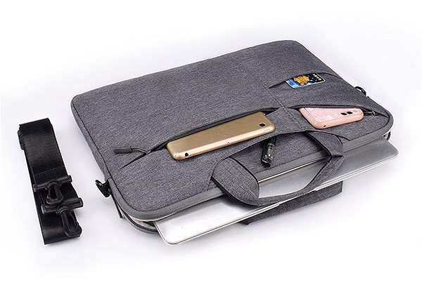 Pouzdro na notebook Tech-Protect Pocketbag taška na notebook 14'', šedá ...