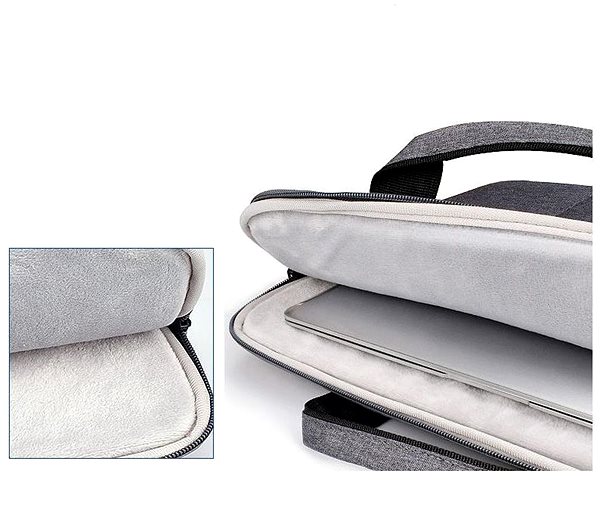 Pouzdro na notebook Tech-Protect Pocketbag taška na notebook 15-16'', šedá ...