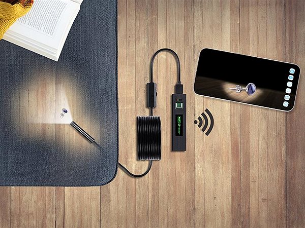 Digitální kamera TRACER HardWire 5M 8MM LED WiFi ...