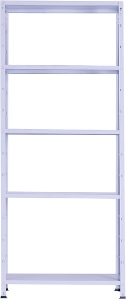 Shelving Unit Trestles Shelf rack 1800 × 750 × 300 mm, light grey, 5 shelves ...
