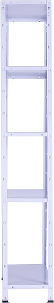 Shelving Unit Trestles Shelf rack 1800 × 750 × 300 mm, light grey, 5 shelves ...