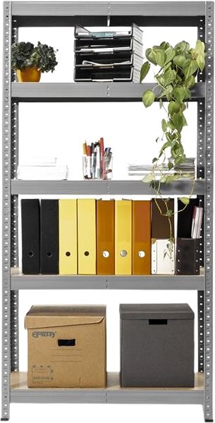 Shelving Unit Trestles Shelf rack 1800 × 1000 × 400 mm, load capacity 2000 kg, grey ...