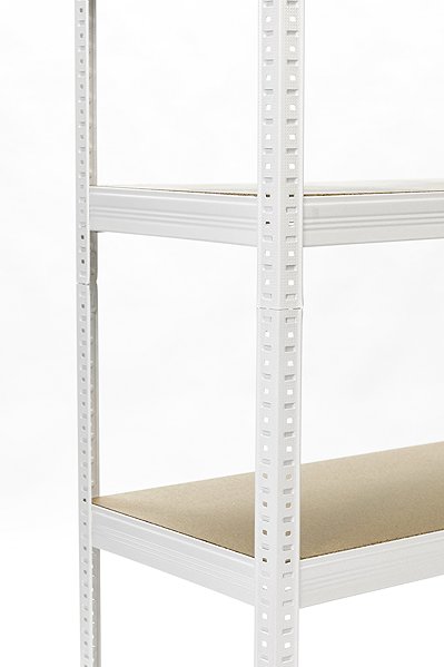Shelving Unit Trestles Shelf rack 1800 × 1000 × 400 mm, load capacity 2100 kg, white ...