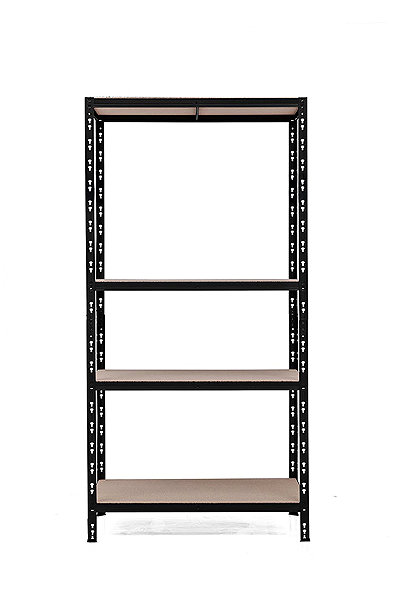 Shelving Unit Trestles Shelf rack 1800 × 900 × 600 mm, 4 shelves, black ...