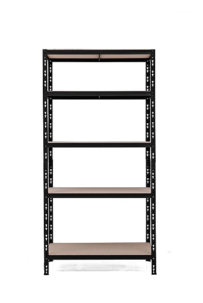 Shelving Unit Trestles Shelf rack 1800 × 900 × 600 mm, black ...