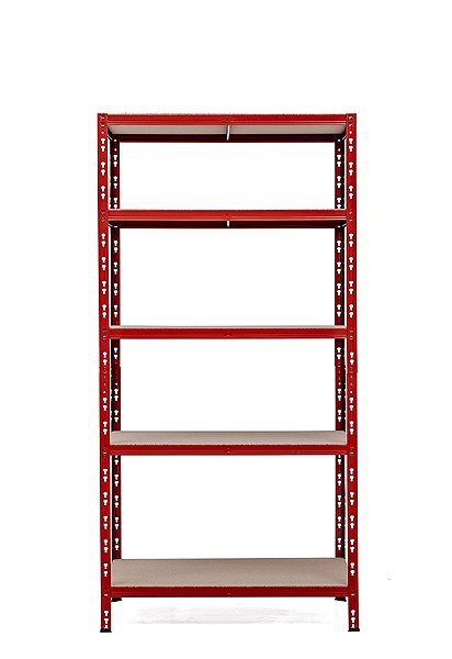 Shelving Unit Trestles Shelf rack 1800 × 900 × 600 mm, red ...