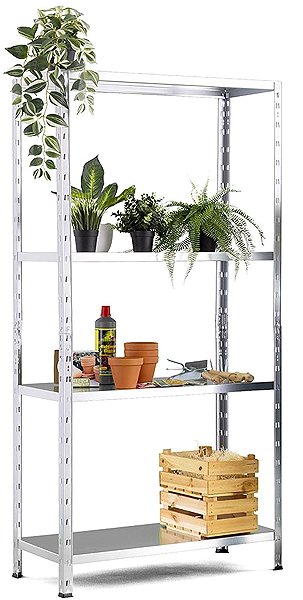 Shelving Unit Trestles Shelf Limited galvanized 4 shelves ...