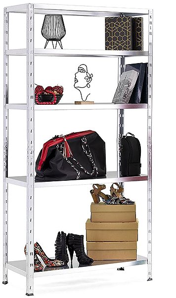 Shelving Unit Trestles Shelf Limited galvanized 5 shelves ...