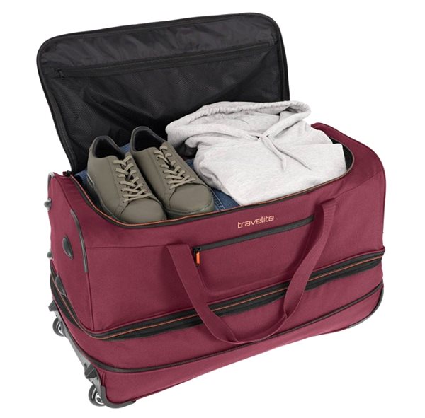 TRAVELITE Basics Wheeled Duffle L bordeaux .