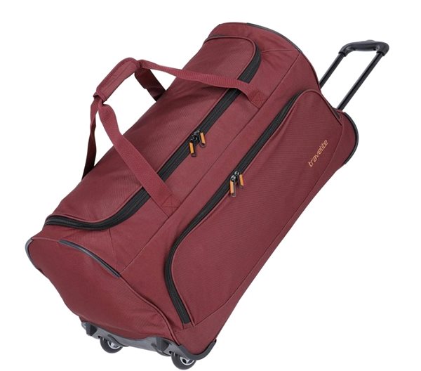 TRAVELITE Basics Fresh Wheeled Duffle Bag Bordeaux .
