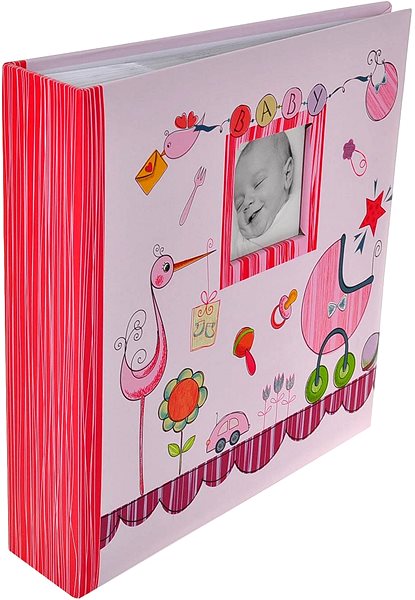 Photo Album Tradag Baby Pink Lateral view
