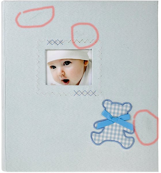 Photo Album Tradag Blue Teddy Bear Features/technology
