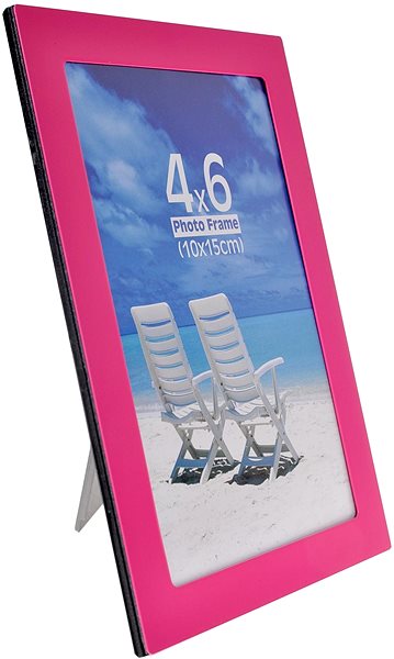 Photo Frame Tradag Photo Frame 10 x 15cm Pink Lateral view