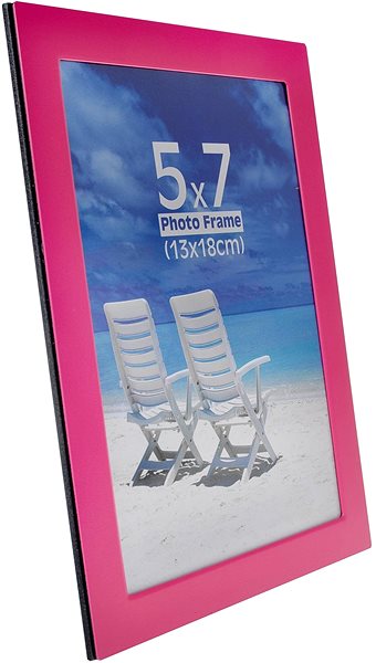Photo Frame Tradag Photo Frame 13 x 18cm Pink Lateral view