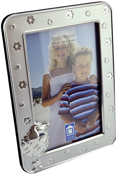 Photo Frame Tradag Photo Frame 10 × 15cm Silver Lateral view