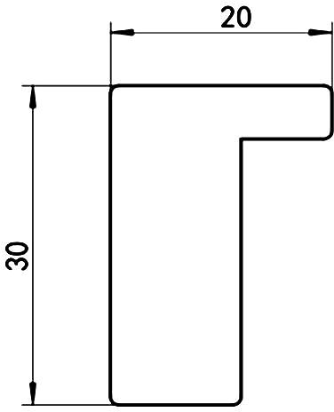 Photo Frame Tradag Photo Frame White 21 x 29.7cm Technical draft