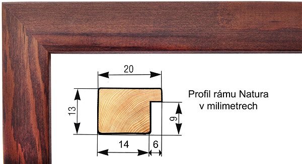 Photo Frame TRADAG Natura 32 x 32 brown - LP ...