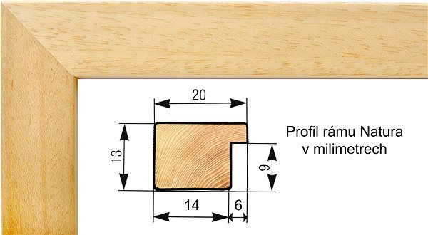 Photo Frame TRADAG Natura 32 x 32 natural - LP ...