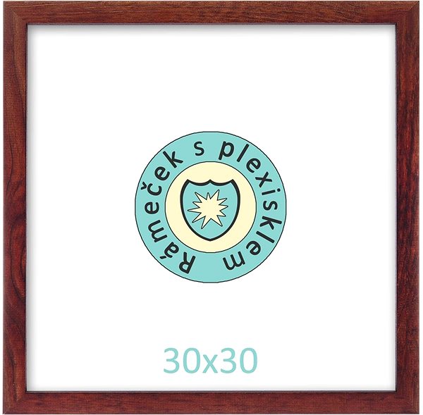 Photo Frame TRADAG Natura 30 x 30 brown Screen