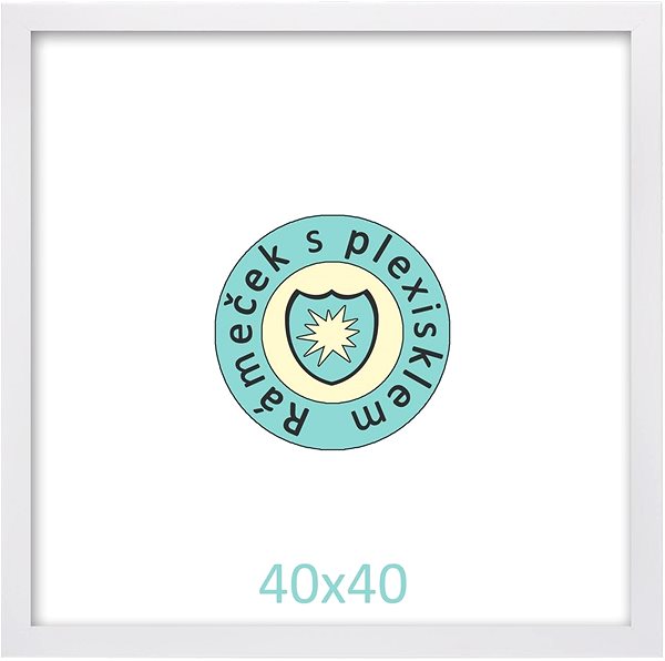 Photo Frame TRADAG Natura 40 x 40 white Screen
